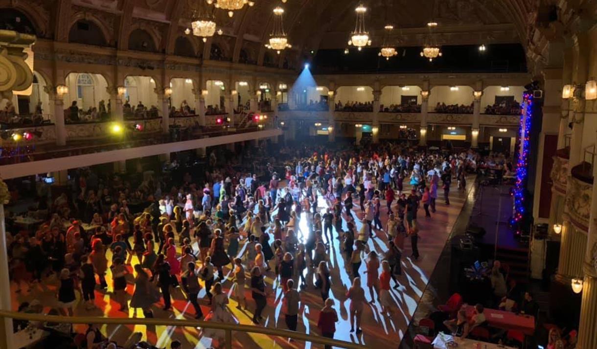 Dancing in Empress Ballroom from World Dance Masters