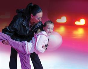 Learning to skate at Pleasure Beach Arena