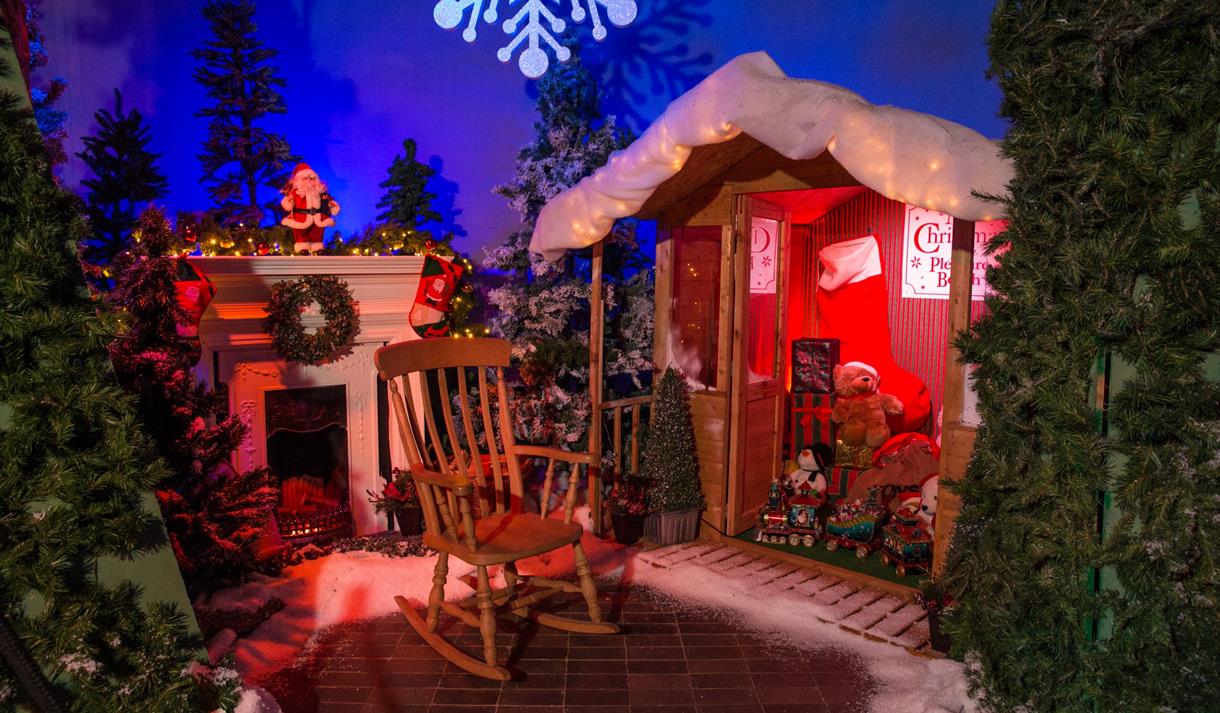 Santa's first stop will be at Blackpool Pleasure Beach's Christmas Grotto