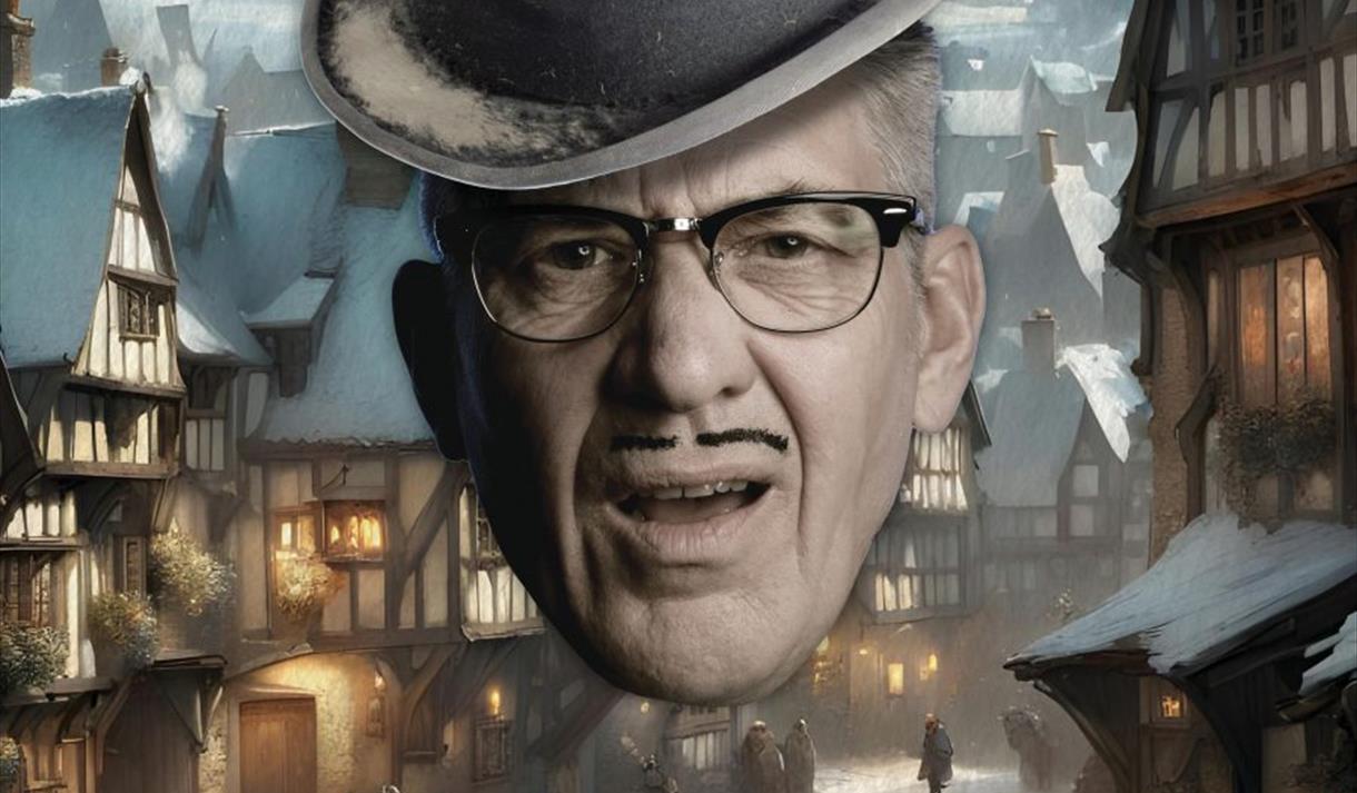 Count Arthur Strong is Charles Dickens in 'A Christmas Carol'