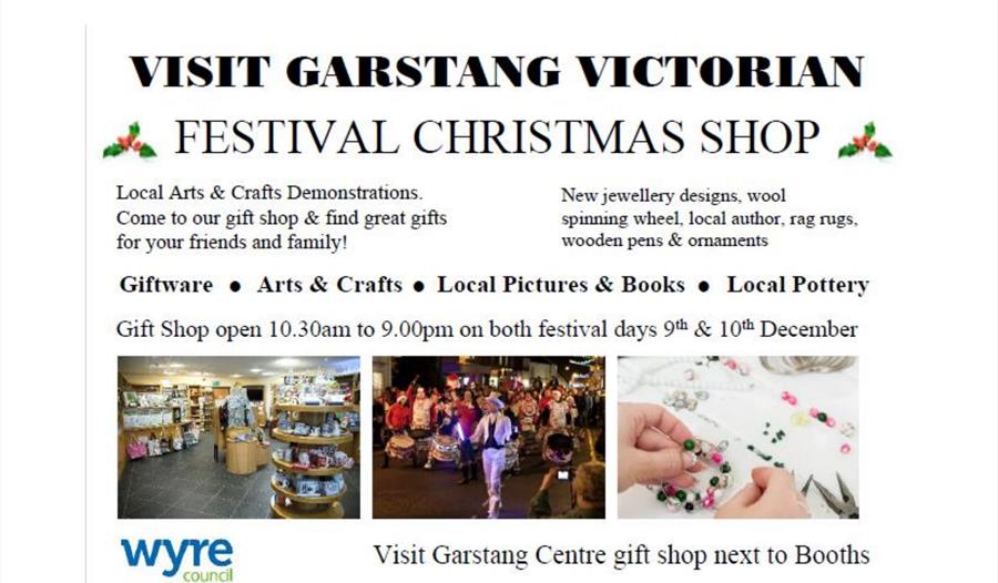 Visit Garstang Centre Chrismas Crafting and Shop 2019