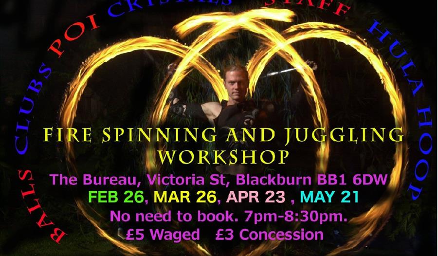 Fire Spinning and Juggling Workshop