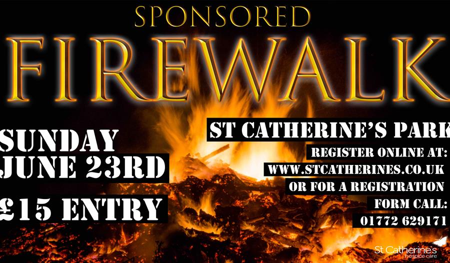 St Catherine's Sponsored Firewalk