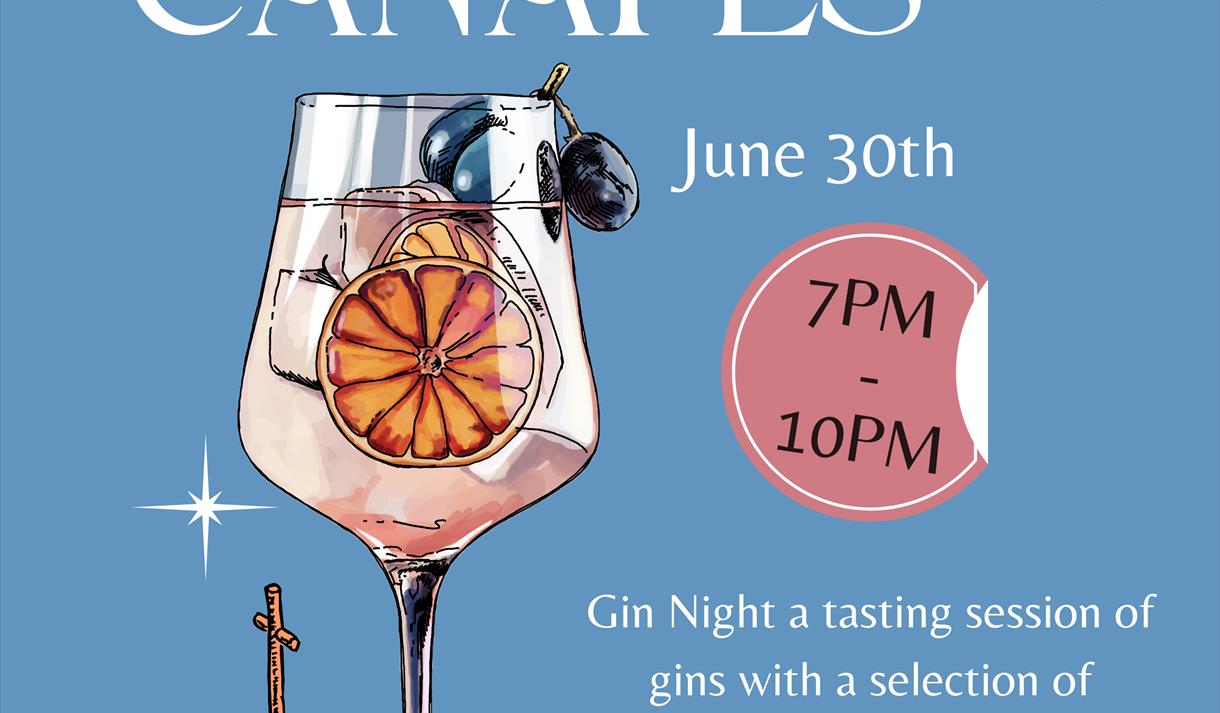 Gin Tasting and Canapes