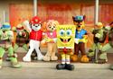 Characters at Nickelodeon Land