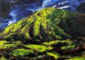 Oil painting - Parlick Hill by Keith Parkinson