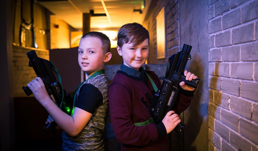 District A Laser Tag Arena at Adrenaline
