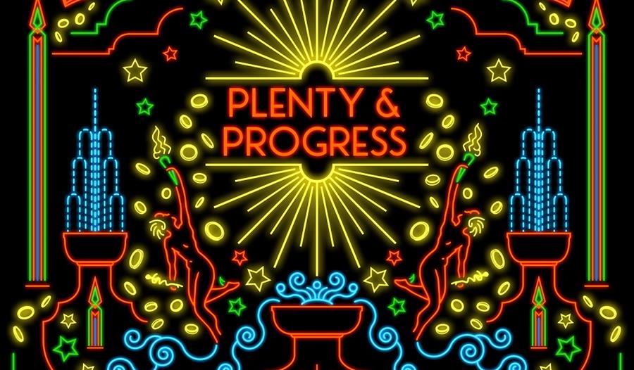 Plenty and Progress artwork by Mark Titchner,