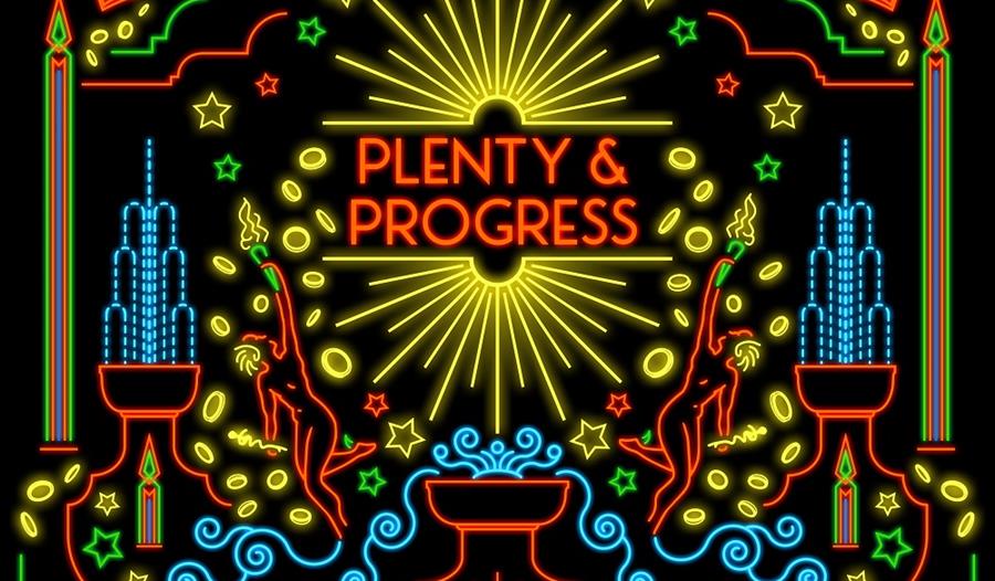 Plenty and Progress artwork by Mark Titchner, Plenty and Progress artwork by Mark Titchner,