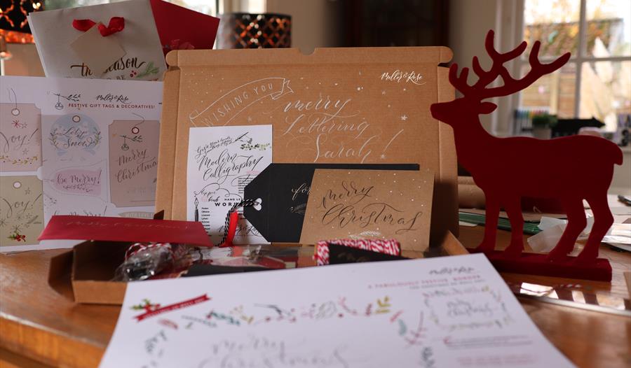 Christmas Calligraphy Workshop with Mellor & Rose