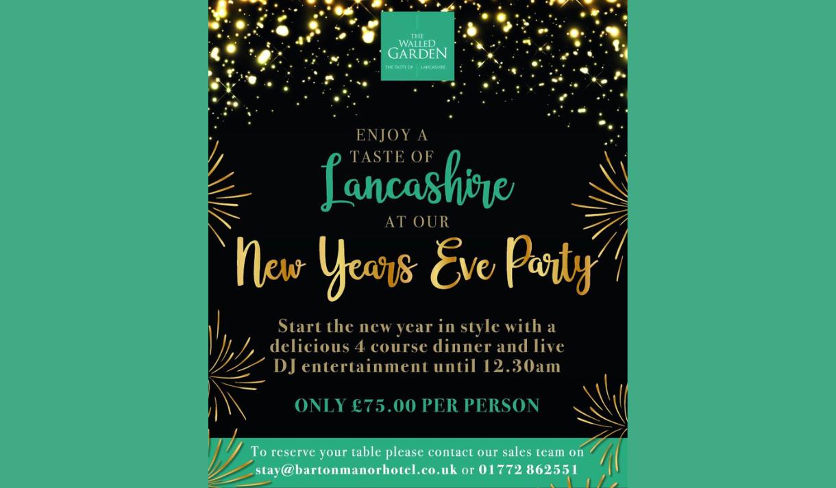 Taste of Lancashire New Year's Eve Party