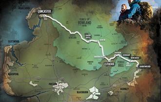 Pendle witches trail map