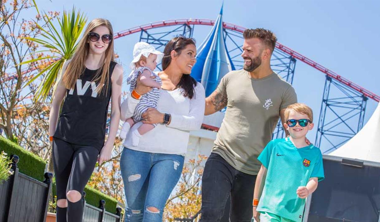 Family at Pleasure Beach