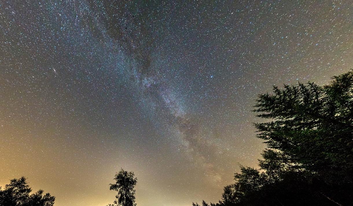 The Milky Way from Gisburn Forest. Photographer Robert Ince