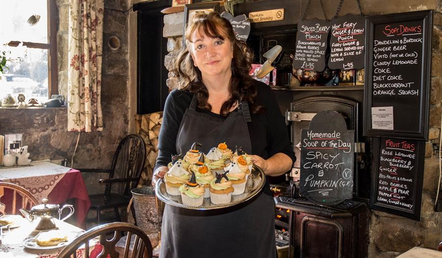 Picture of Janet's cakes, Old Dairy Tearooms, Wycoller