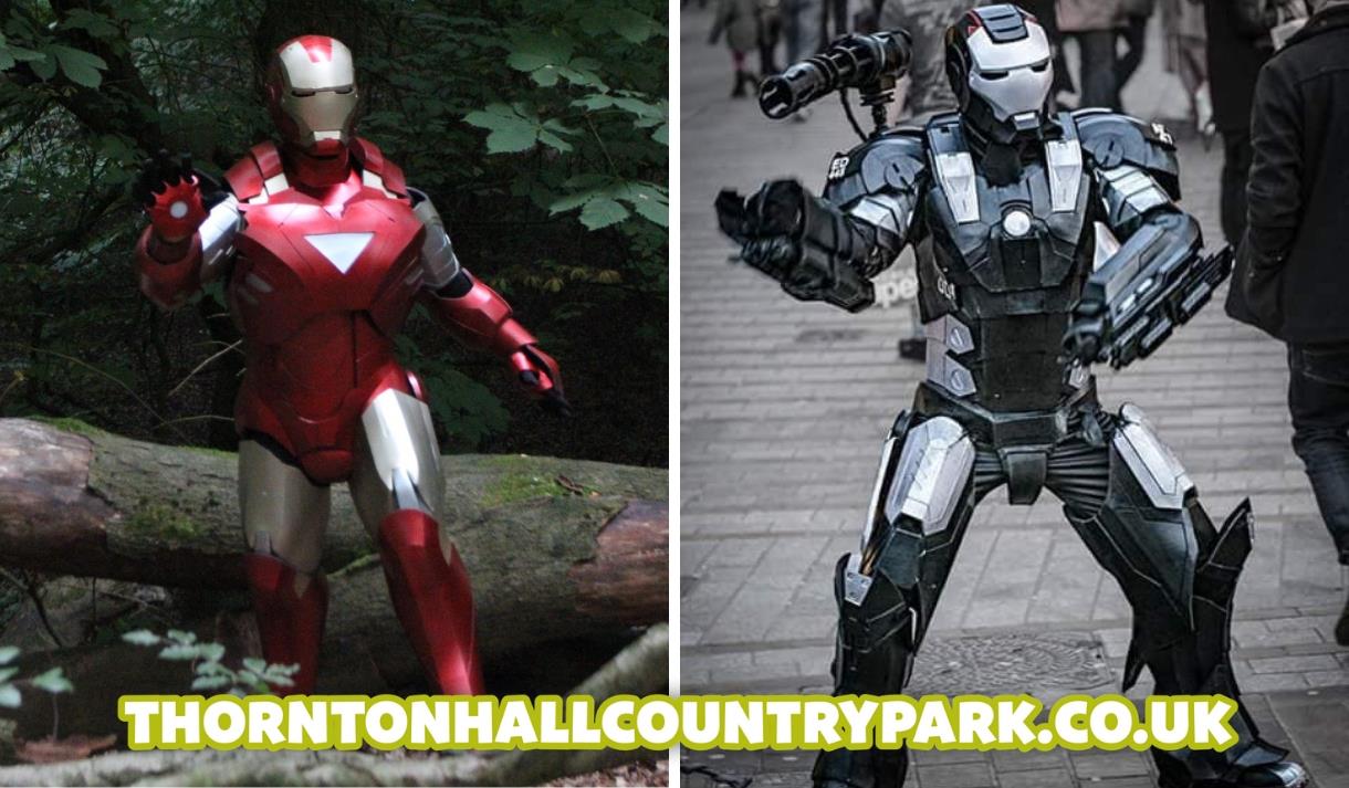 Iron Man & War Machine Visit Thornton Hall Country Park