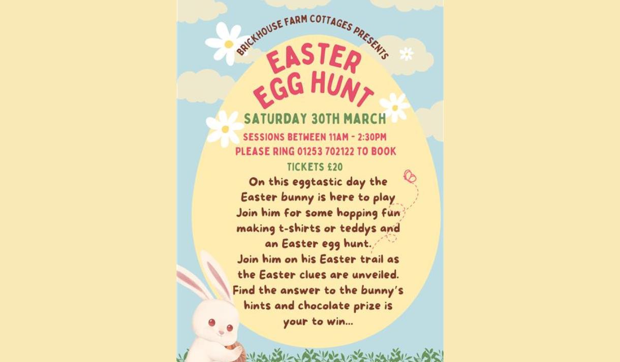 Easter Egg Hunt at Brickhouse Farm Cottages