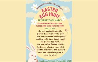 Easter Egg Hunt at Brickhouse Farm Cottages