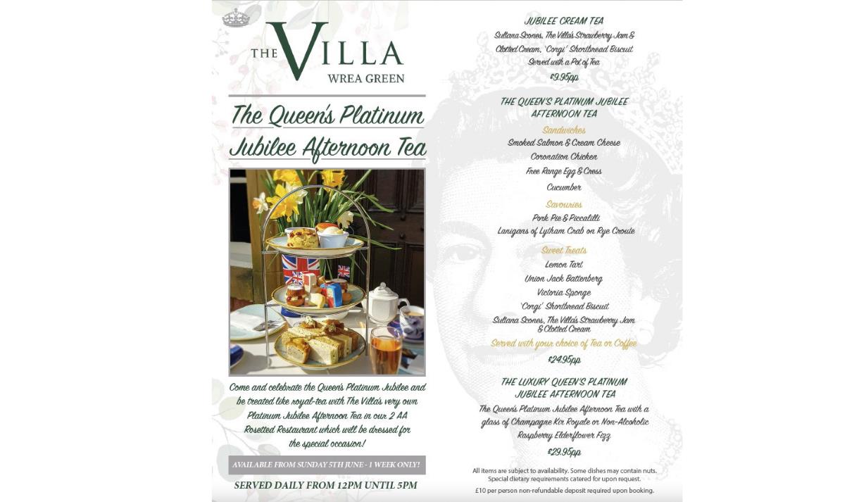 The Queen's Platinum Jubilee Afternoon Tea