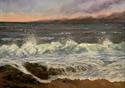 Waves on the Bay by Roger Salmon, one of the pictures at the affordable art fair