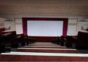 The screen of the traditional cinema