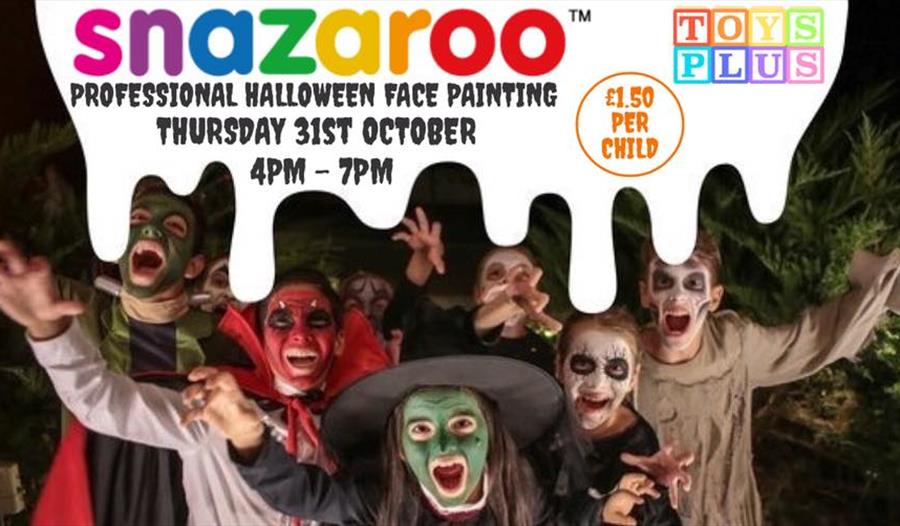 Halloween Face Painting - Snazaroo - Toys Plus (Blackpool)