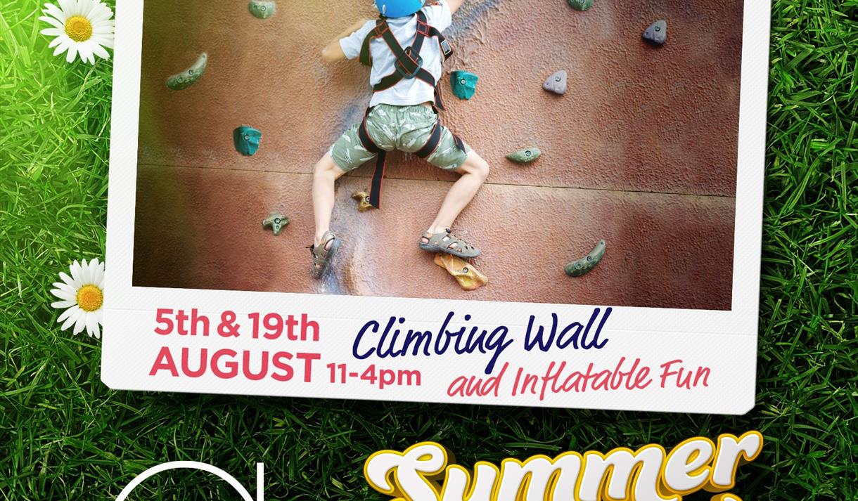 Climbing Wall and Inflatable Fun!