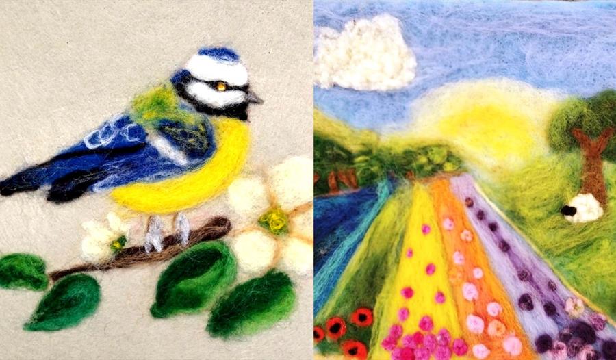 Felted Landscapes or Animal Portraits Class
