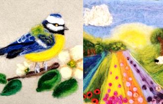 Felted Landscapes or Animal Portraits Class