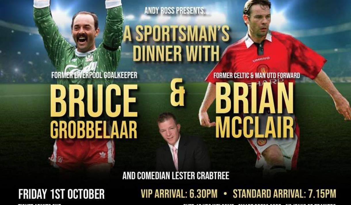 Evening with Bruce Grobbelaar and Brian McClair