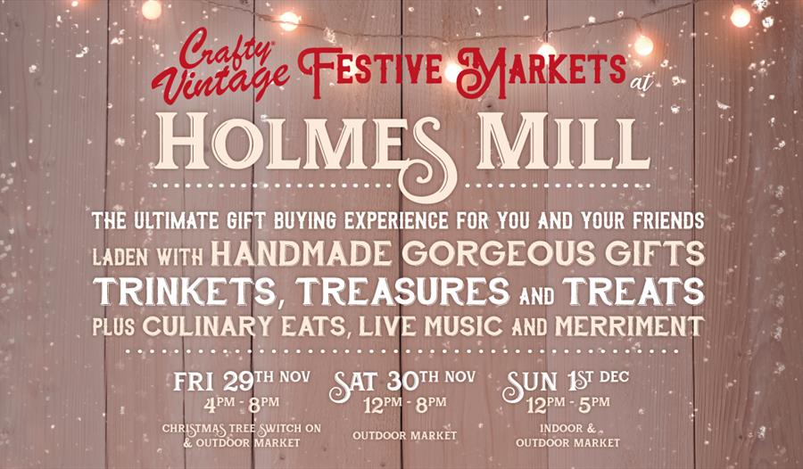 Crafty Vintage Christmas Markets at Holmes Mill