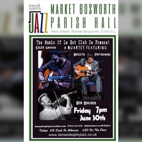 Ben & Soph's Jazz @ Market Bosworth Parish Hall - JUNE 2023