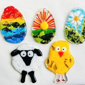 Easter fused glass workshop