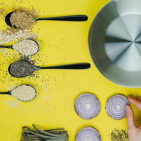 Cooking pot and ingredients