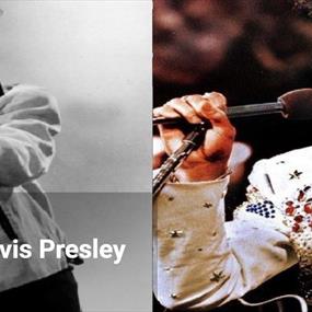 Images of Billy Fury and Elvis Presley