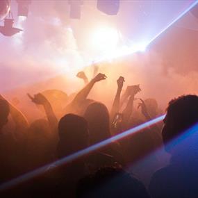 People dancing in a club