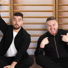 Two Mr P's in a Podcast Live