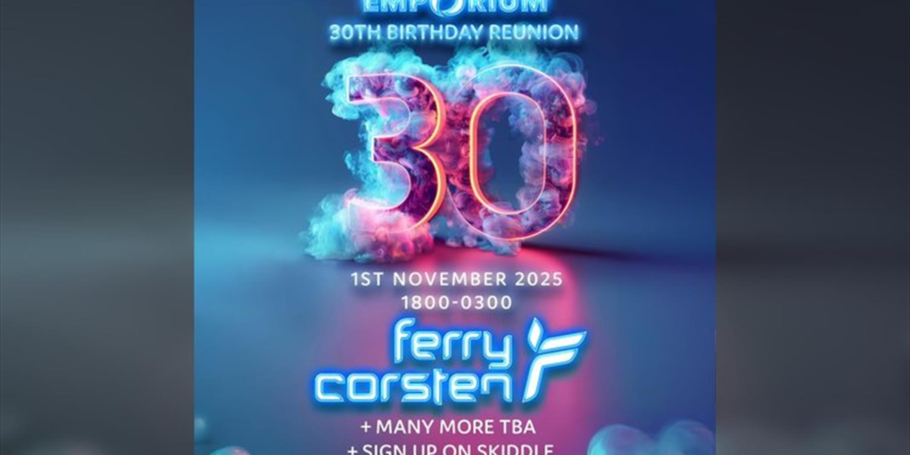 Emporium 30th Birthday Reunion | Trancecoda | Fright Night