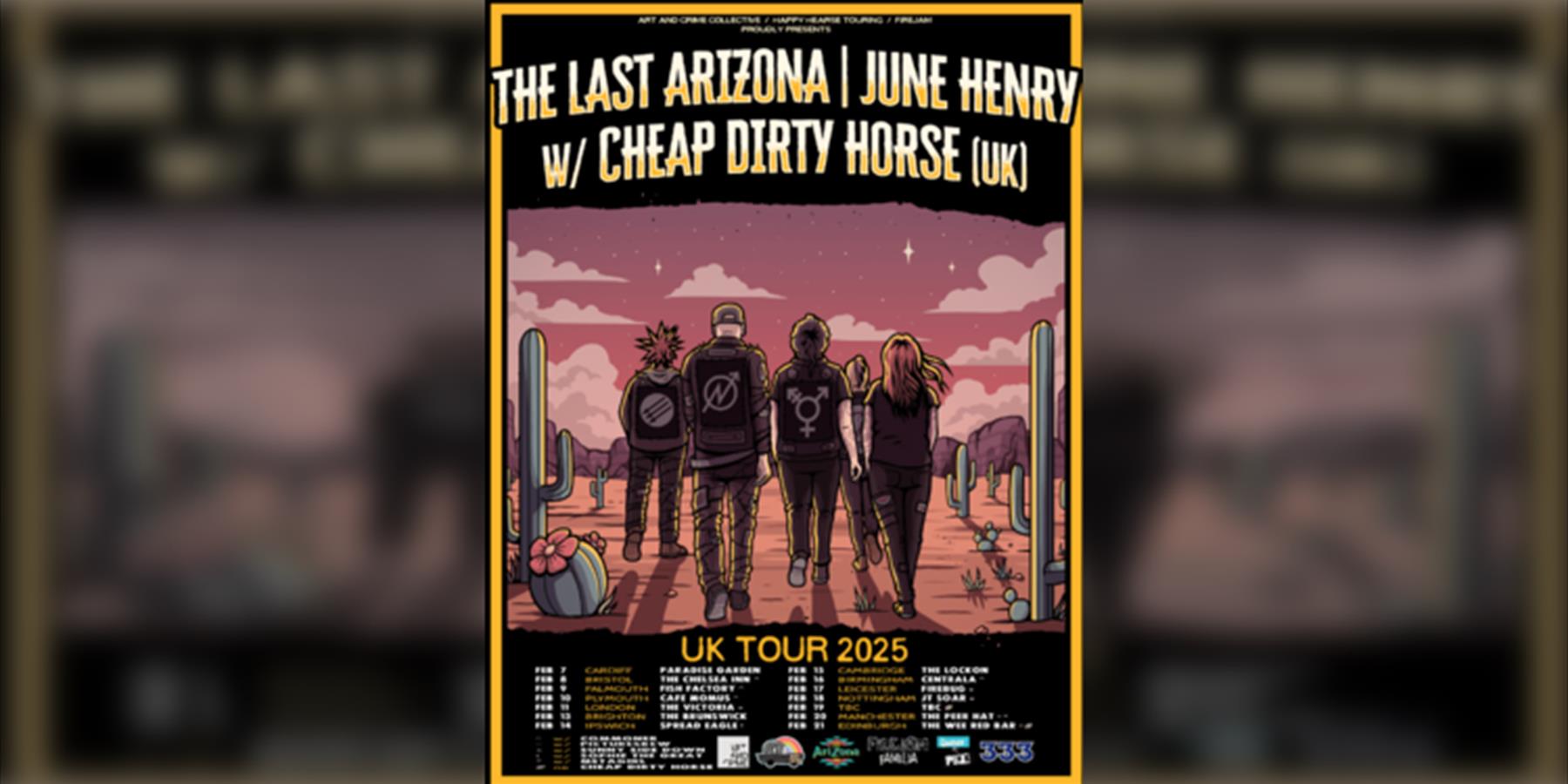 The Last Arizona & June Henry w/ Cheap Dirty Horse & Sunny Side Down