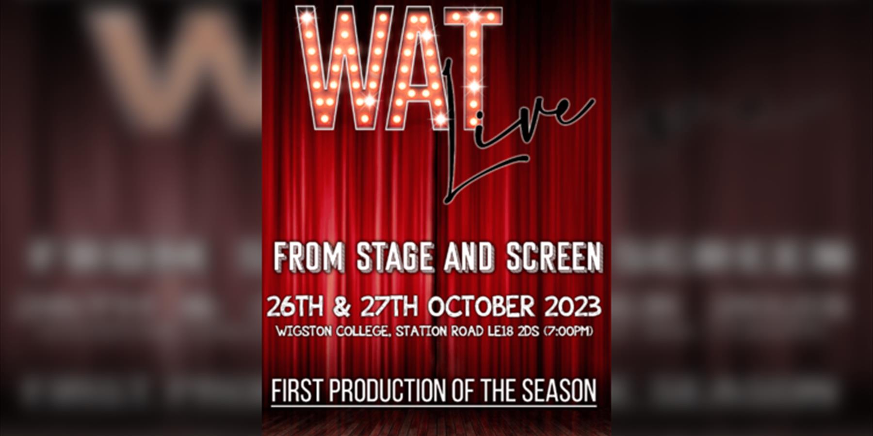 Wat Live 2023 - From Stage And Screen