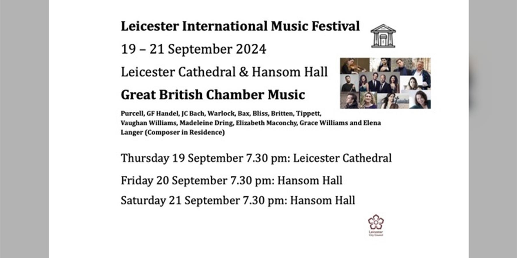 Leicester International Music Festival 2024: Concert 1