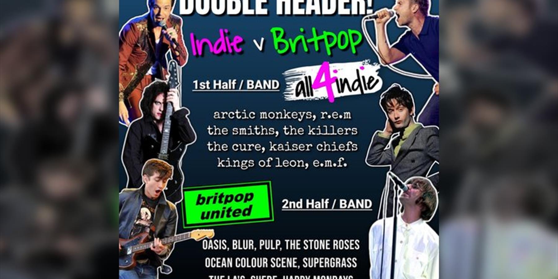 Indie v Britpop Live