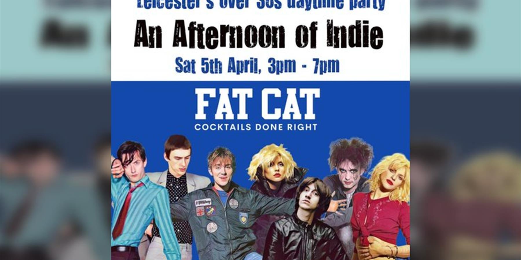 An Afternoon of Indie: LEICESTER (over 30s only),