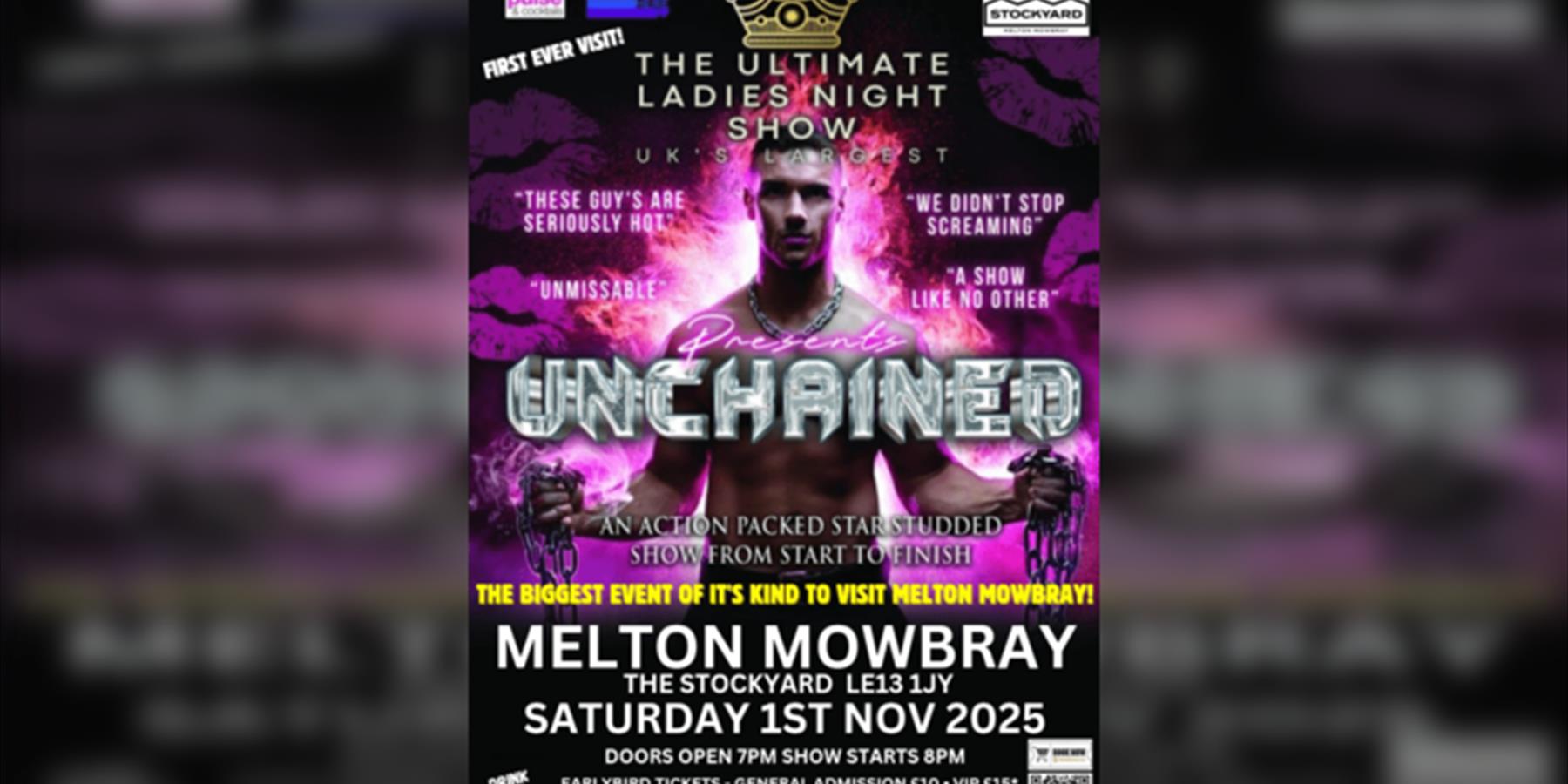 The Ultimate Ladies Night Show Presents Unchained