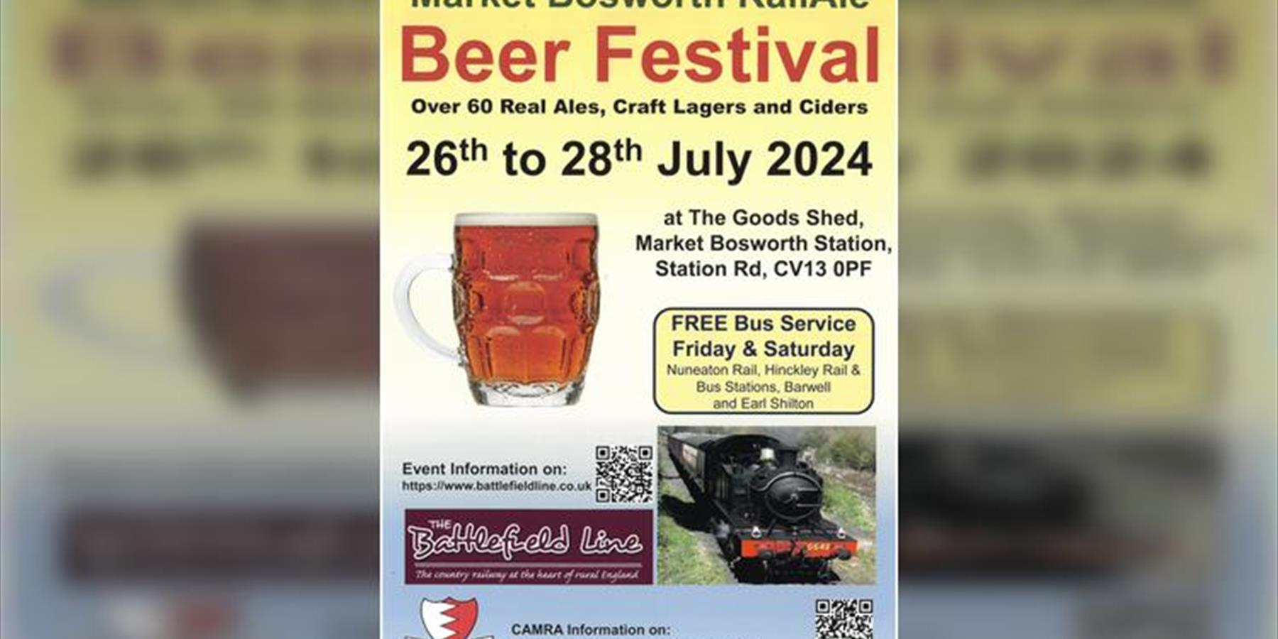 Market Bosworth Rail Ale Festival