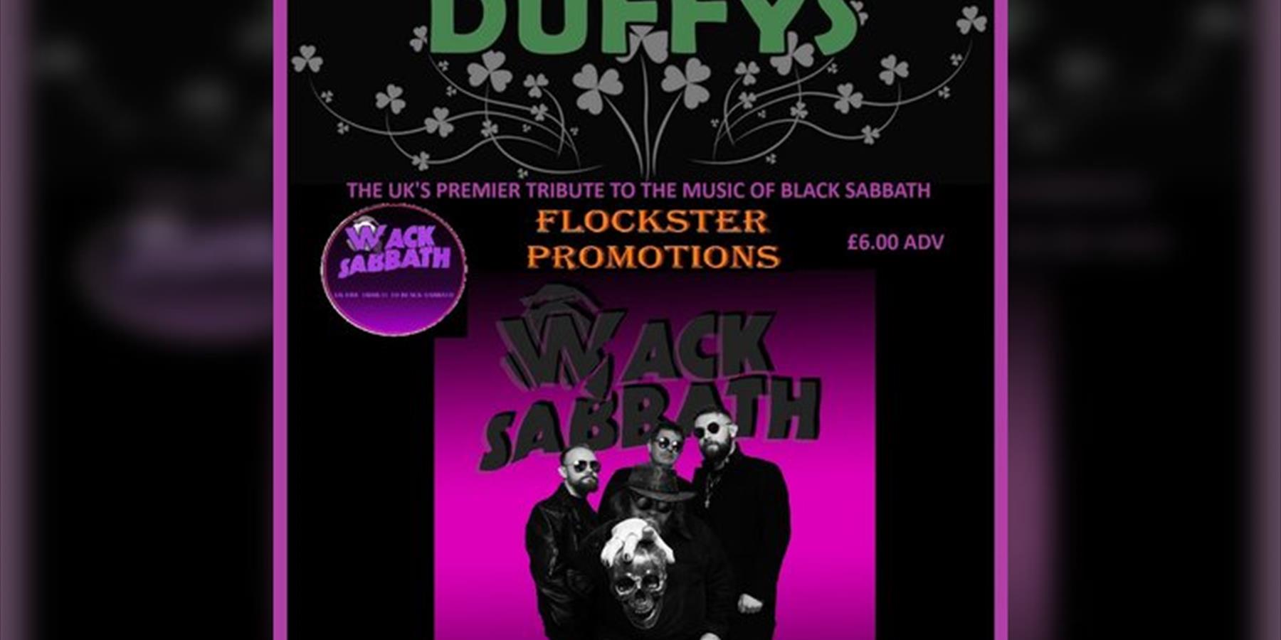 Wack Sabbath The UK'S Premier Tribute to Black Sabbath