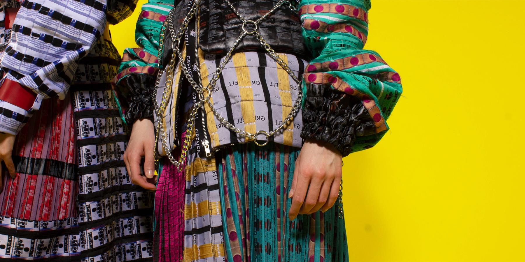Fashionable women with bags