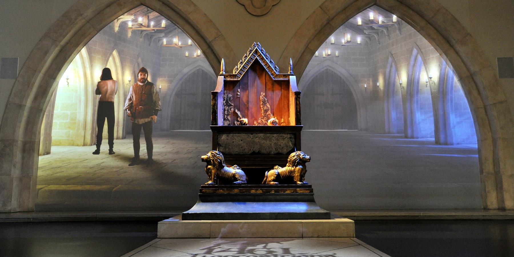 King Richard III Visitor Centre throne