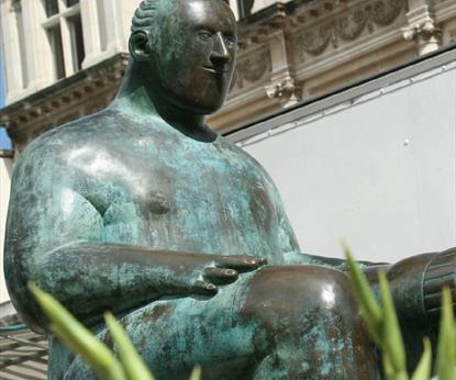 Sockman statue, Loughborough, Leicestershire