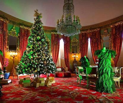 Christmas inside Belvoir Castle